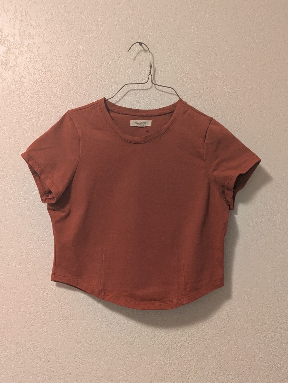 Madewell Heavyweight Jersey Crew Neck Tee - Picture 1 of 5